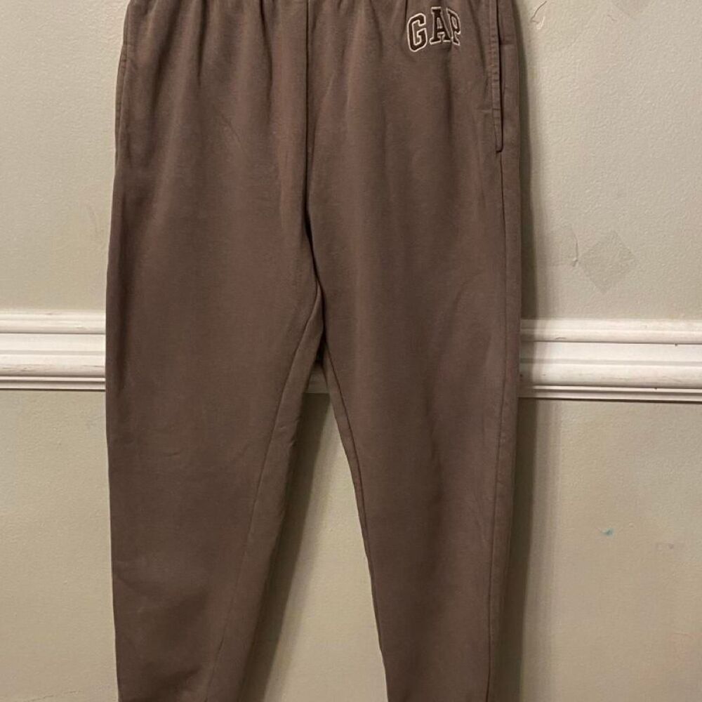 Gap Women's Brown and Grey Trousers